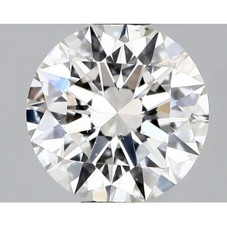 0.35 Carat Round H SI1 EX VG GIA Natural Diamond