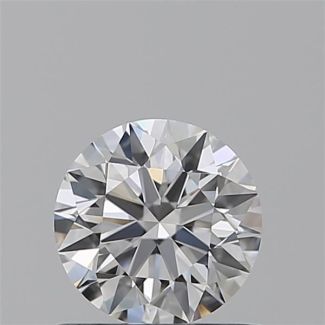 0.63 Carat Round E VVS1 EX GIA Natural Diamond