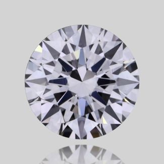 0.31 Carat Round I VVS1 EX GIA Natural Diamond