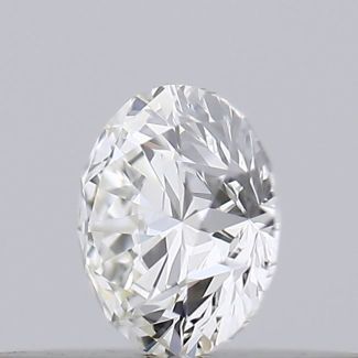 0.18 Carat Round H IF EX GIA Natural Diamond