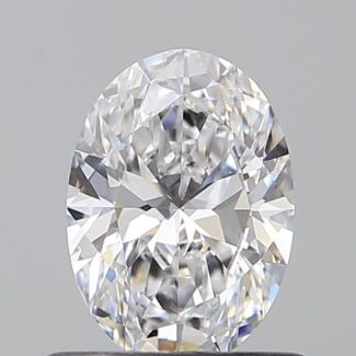 0.6 Carat Oval D VS1 - VG EX GIA Natural Diamond