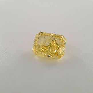 1.11 Carat Radiant Fancy Intense Yellow VS1 - VG GIA Natural Diamond