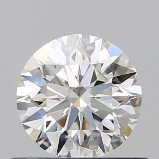 0.6 Carat Round H VS2 EX GIA Natural Diamond