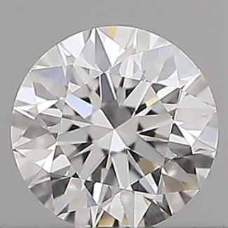 0.26 Carat Round E VVS2 EX GIA Natural Diamond