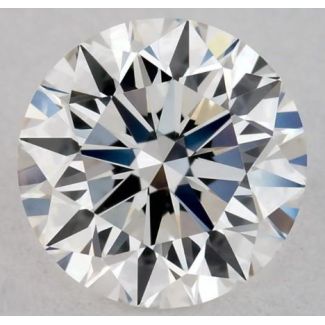 0.63 Carat Round F VVS2 EX VG GIA Natural Diamond