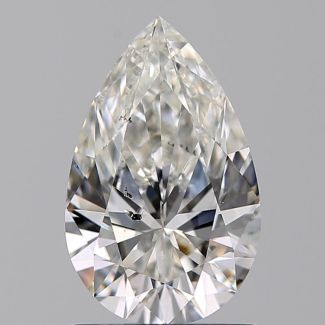 1.05 Carat Pear F SI2 - VG EX GIA Natural Diamond