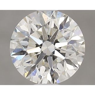 0.57 Carat Round H SI2 EX VG GIA Natural Diamond