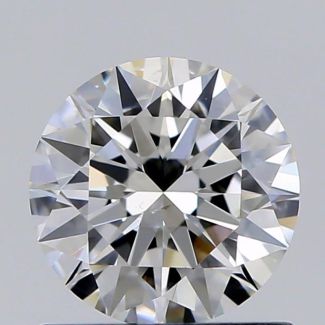 0.71 Carat Round F SI1 EX GIA Natural Diamond