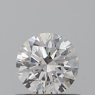 0.5 Carat Round E SI1 EX GIA Natural Diamond