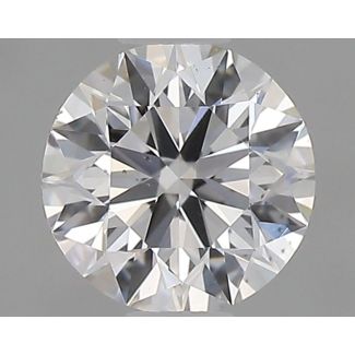 0.5 Carat Round D VS2 EX GIA Natural Diamond