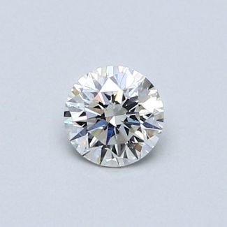 0.39 Carat Round E VS2 VG EX GIA Natural Diamond