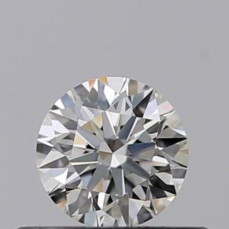 0.32 Carat Round H VS1 EX GIA Natural Diamond