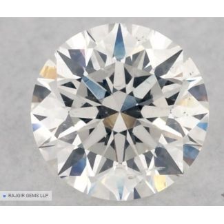 0.6 Carat Round F SI2 EX GIA Natural Diamond