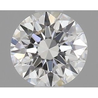 0.19 Carat Round H VVS1 EX GIA Natural Diamond