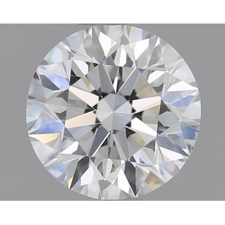 0.9 Carat Round F VS1 EX IGI Natural Diamond