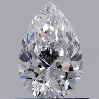 0.50 Carat Pear D SI1 - EX VG GIA Natural Diamond