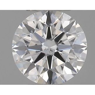 0.30 Carat Round E SI1 EX GIA Natural Diamond