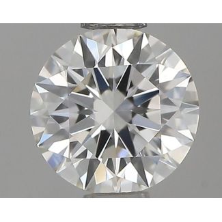 0.6 Carat Round H VS2 EX IGI Natural Diamond