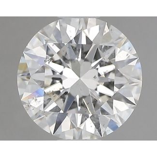 0.61 Carat Round F SI2 EX GIA Natural Diamond