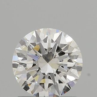 0.9 Carat Round F VVS1 EX GIA Natural Diamond