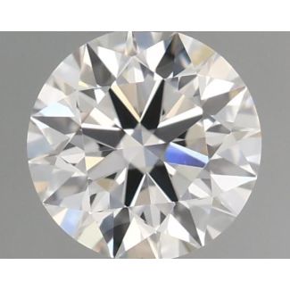 0.31 Carat Round E VVS1 EX GIA Natural Diamond