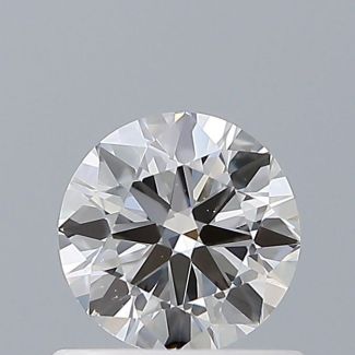 0.6 Carat Round E VS1 VG EX GIA Natural Diamond