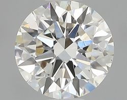 0.55 Carat Round I VS2 EX GIA Natural Diamond