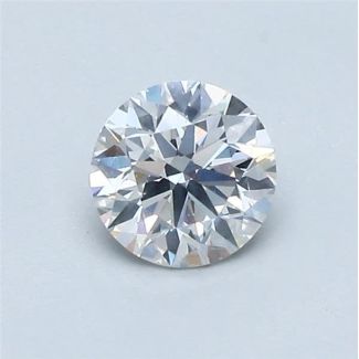 0.55 Carat Round E SI2 VG EX GIA Natural Diamond