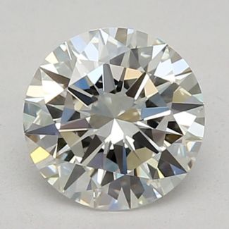 0.50 Carat Round F VVS1 EX VG GIA Natural Diamond