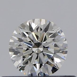 0.31 Carat Round H VVS1 EX GIA Natural Diamond