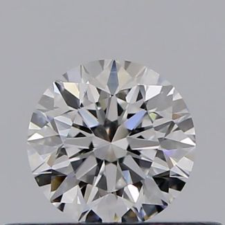 0.30 Carat Round D VVS2 VG EX GIA Natural Diamond