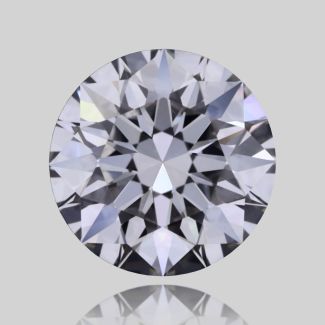 0.6 Carat Round F VVS1 EX GIA Natural Diamond