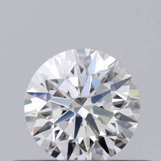 0.4 Carat Round E VVS1 EX GIA Natural Diamond