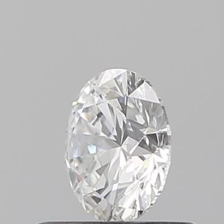 0.53 Carat Round F SI1 EX GIA Natural Diamond