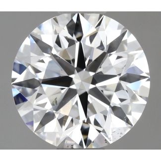 0.7 Carat Round E SI1 EX VG GIA Natural Diamond