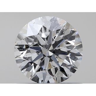 0.6 Carat Round E SI2 EX GIA Natural Diamond