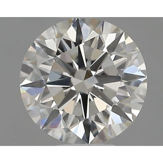 0.6 Carat Round H SI1 EX GIA Natural Diamond