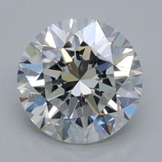 0.4 Carat Round F VS1 VG EX GIA Natural Diamond