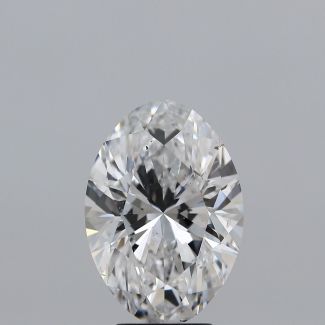 4.01 Carat Oval D SI1 - EX G GIA Natural Diamond