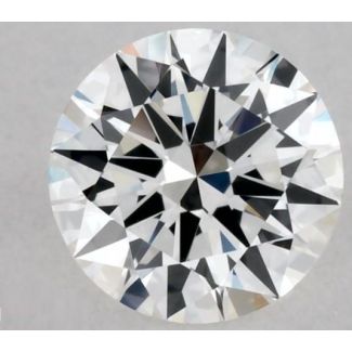 0.30 Carat Round G VVS2 EX VG GIA Natural Diamond