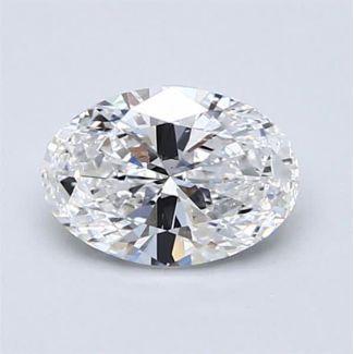 1.01 Carat Oval D VS1 - VG GIA Natural Diamond