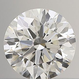 0.43 Carat Round H VS2 EX GIA Natural Diamond