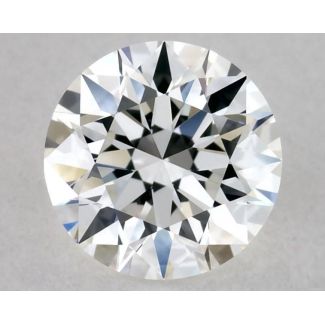 0.53 Carat Round G VVS1 EX GIA Natural Diamond