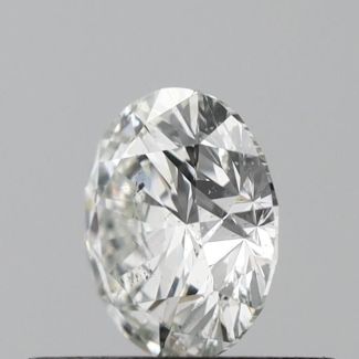 0.53 Carat Round G SI1 EX GIA Natural Diamond