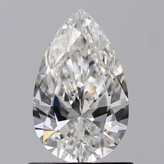 0.71 Carat Pear F VVS2 - EX GIA Natural Diamond