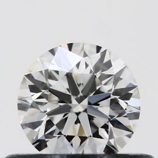 0.37 Carat Round E VVS1 EX GIA Natural Diamond