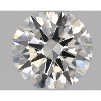 0.5 Carat Round H VS2 EX GIA Natural Diamond