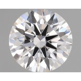 0.72 Carat Round F VVS1 EX GIA Natural Diamond