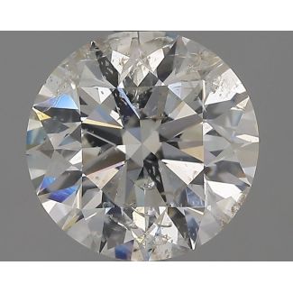 2.02 Carat Round H SI2 EX VG IGI Natural Diamond