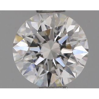 0.6 Carat Round F VVS1 EX GIA Natural Diamond